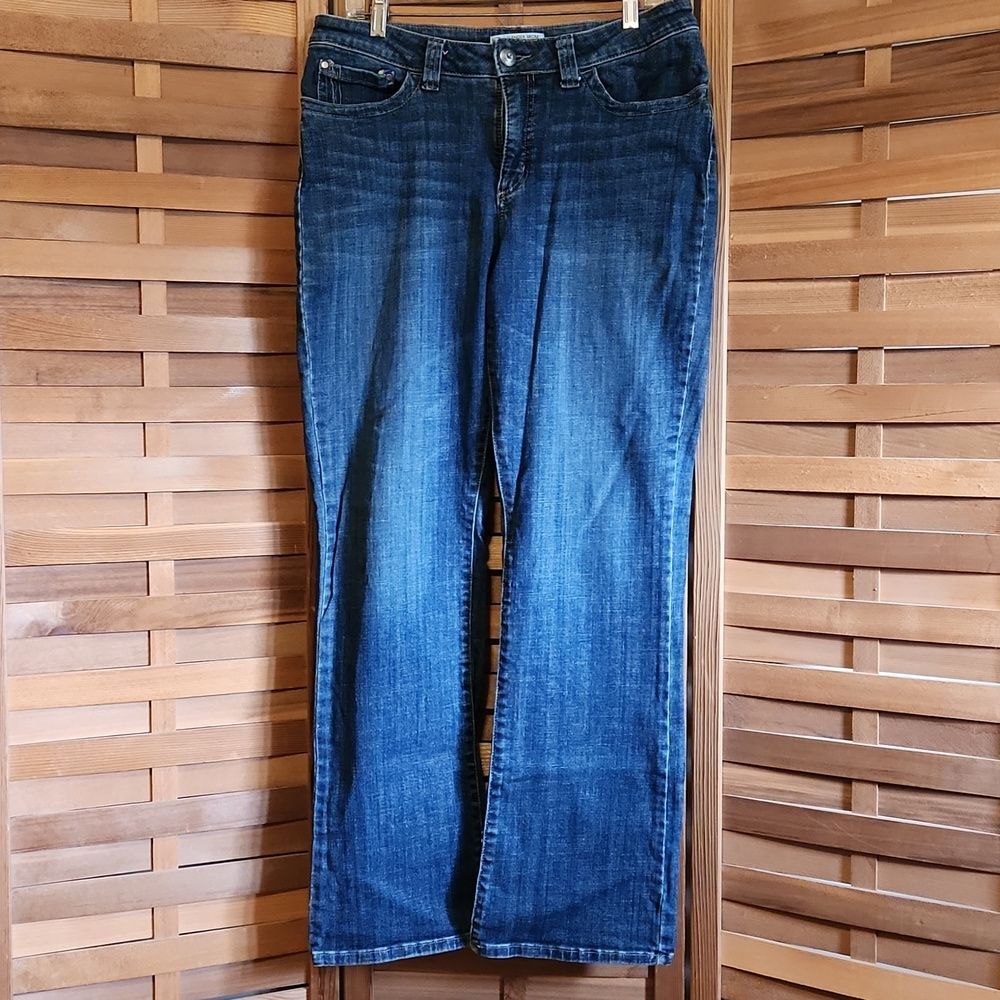 Lee Women's Slender Secret Denim Jeans Size 14 Cotton Spandex